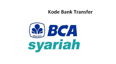kode bank bca|kode bank bca syariah.